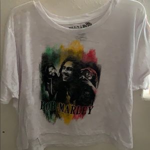 Loose crop top